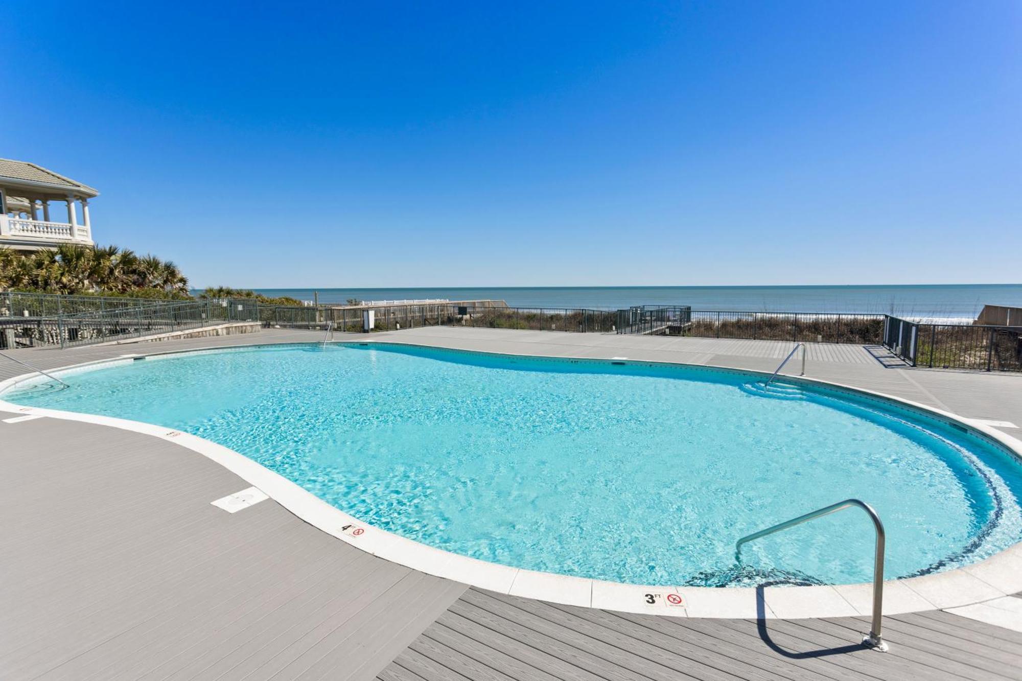 Oceanview 4Br/4Ba Condo, Steps To Beach/Pool 海洋岛海滩 外观 照片